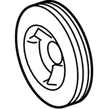 Lincoln 8T4Z-6312-A Pulley - Crankshaft