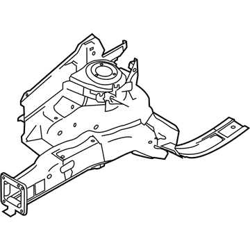 Ford 9T1Z-16054-B Apron Assembly - Front Fender