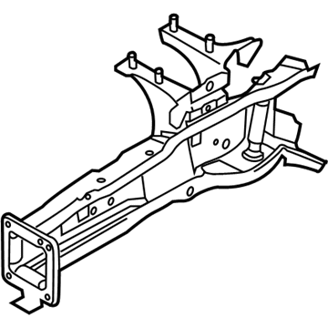 Ford 2T1Z-61102A56-A Member - Floor Cross - Outer