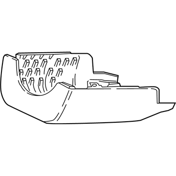 GD9Z-3530-BG Ford Lower Column Cover Illustration 1 of 1