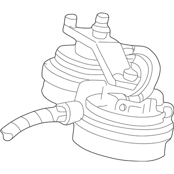 Mercury 2W7Z-13800-BA Horn And Bracket Assembly
