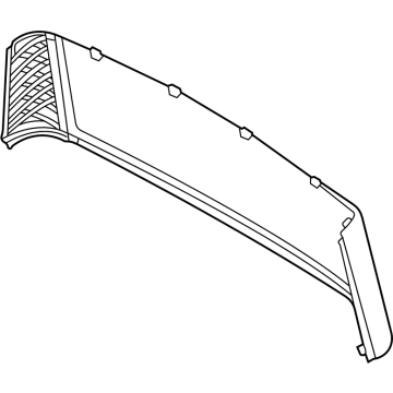 Ford M2DZ-7842006-BE Rear Glass