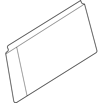 Ford M2DZ-78501C22-BC Quarter Glass