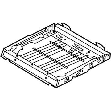 Ford BU5Z-9663160-C Frame And Spring - Rear Seat Cushion