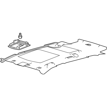 DE9Z-7451916-AC Ford Headliner Illustration 1 of 1