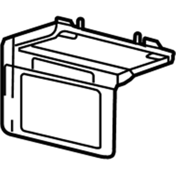 DE9Z-5404098-AA Ford Visor Illustration 1 of 1