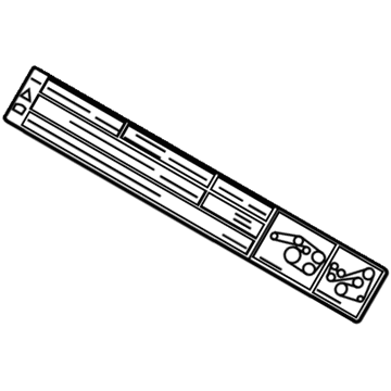 Mercury 8L8Z-1503050-B Decal - Instruction