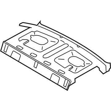 Ford 5R3Z-6346506-AA Panel Assembly - Rear Package Tray