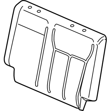 Lincoln JL7Z-7866801-A Pad - Rear Seat Back