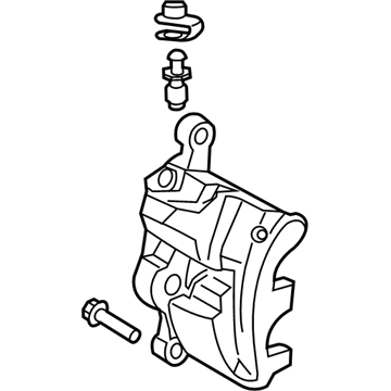 Ford LK4Z-2B120-C Caliper Assembly - Brake - Less Pad