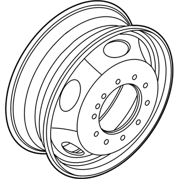 Ford 8C3Z-1015-K Wheel Assembly