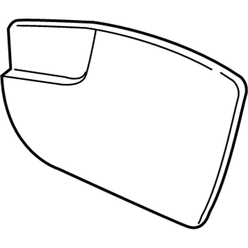 Ford CJ5Z-17K707-A Glass Assembly - Rear View Outer Mirror