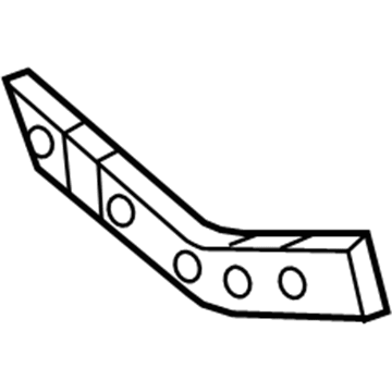 Lincoln DA5Z-17D995-D Bracket - Bumper Mounting