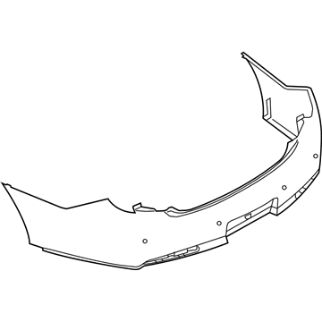 Lincoln MKS Bumper Cover - DA5Z-17K835-APTM