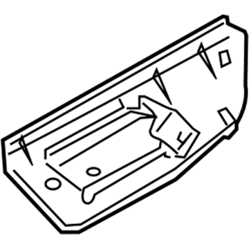 Mercury 8G1Z-5411250-A Extension - Rear Floor Panel - Side