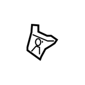 Mercury 5G1Z-5461216-AA Bracket - Seat Belt Retainer