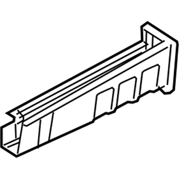 5G1Z-54101D10-AA Ford Rail Extension, Rear Passenger Side Illustration 1 of 1