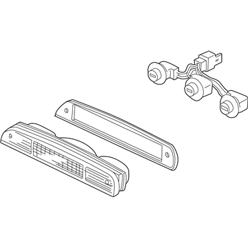 Ford YC3Z-13A613-CA Lamp Assembly - Rear - High Mounted