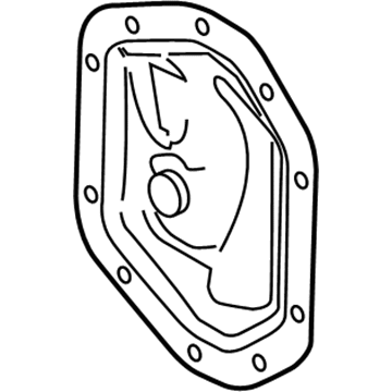 Ford Fusion Differential Cover - 7E5Z-4033-A