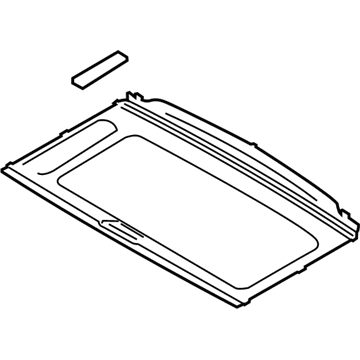 Ford FL3Z-18519A02-AA Panel Assembly - Sliding Roof Sunshade
