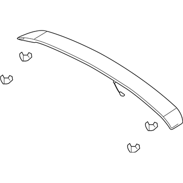 Ford Fusion Spoiler - 6E5Z-5444210-AA