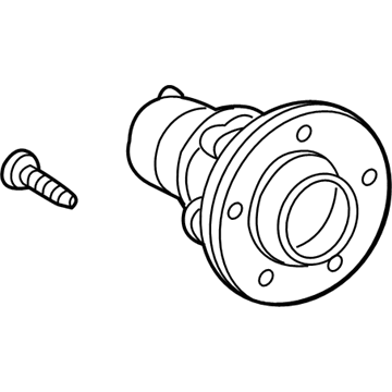 Ford 8F9Z-1104-C Hub Assembly - Wheel