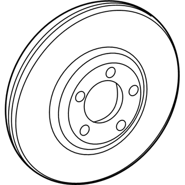 Ford Taurus Brake Rotor - 8G1Z-1125-B