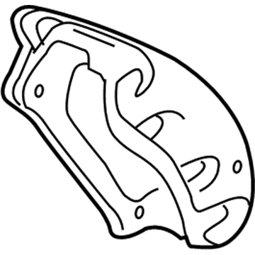 Ford 5F9Z-2B120-BA Caliper Assembly - Brake - Less Pad