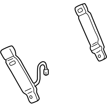 Ford 1L2Z-7861202-CAA Seat Belt Assembly