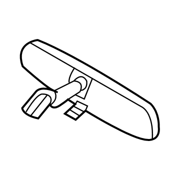 Ford LU5Z-17700-B Mirror Assembly - Rear View - Inner