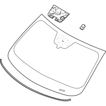 Ford SZ6Z-7803100-A Windshield