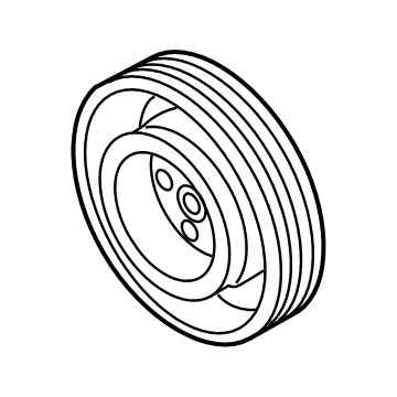 Ford HX7Z-6B321-A Pulley - Crankshaft