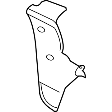 Ford 8L8Z-16A550-A Kit - Mudflap