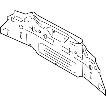 Ford PR3Z-6340320-A Inner Panel, Rear Lower PR3Z-6340320-A Ford Inner Panel, Rear Lower Illustration 1 of 1