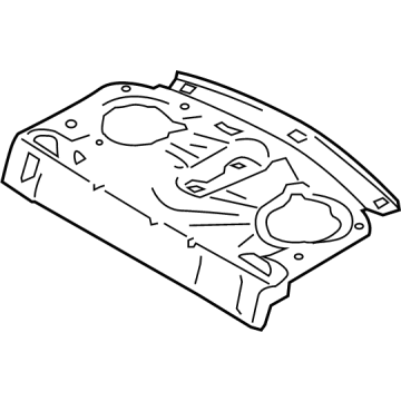 Ford PR3Z-6346668-A Panel Assembly - Rear Package Tray