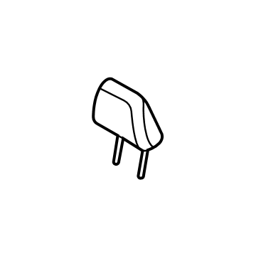 Ford LJ8Z-58611A08-AL Headrest - Cover And Pad