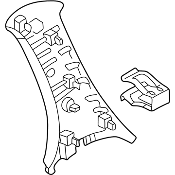 Ford 5L8Z-7831004-BAB Panel Assembly - C Pillar Inner