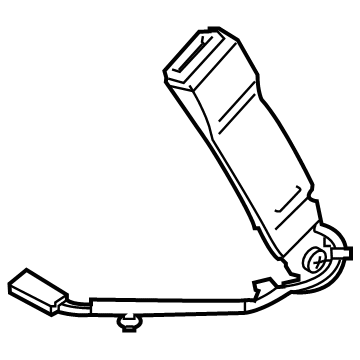 Ford LJ6Z-7861202-AB Buckle Assembly - Seat Belt