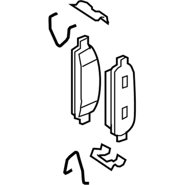 Ford 4U2Z-2V001-CA Pad