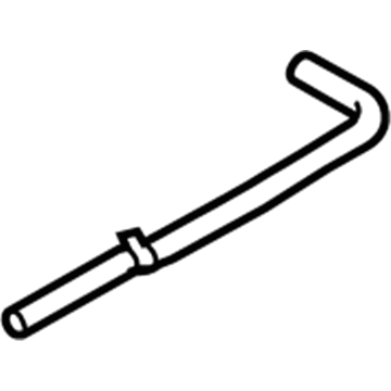 FL3Z-8075-B Ford Overflow Hose, Upper Illustration 1 of 1