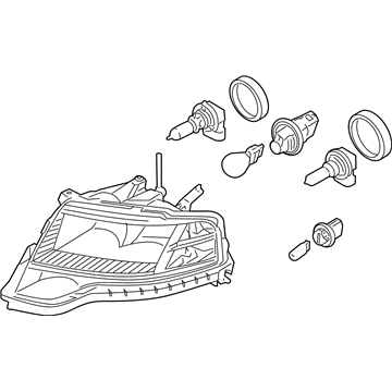 Ford Taurus X Headlight - 8F9Z-13008-B