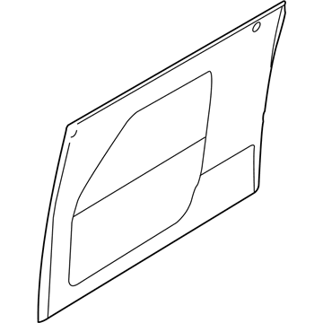 Ford EK4Z-6129710-J Glass - Quarter Window