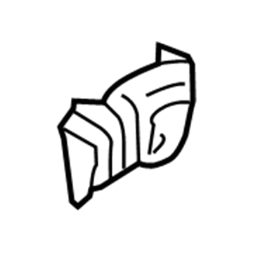 Ford HS7Z-18491-A Duct - Heater Outlet