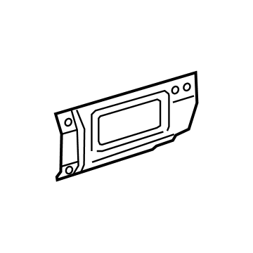 Ford BK3Z-6110129-B Panel - Body Rocker - Rear
