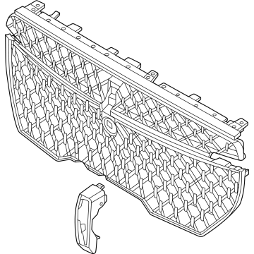 Lincoln R2TZ-8200-VB Grille Assembly
