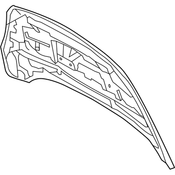 Ford CJ5Z-16612-A Hood Assembly
