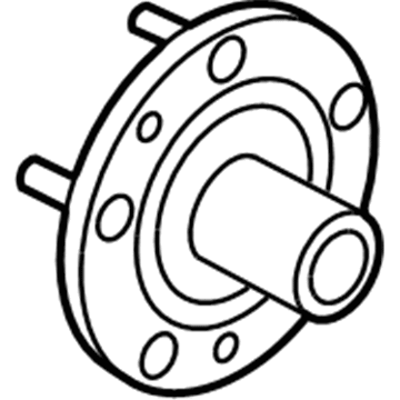 Ford 6E5Z-1104-AB Hub Assembly - Wheel