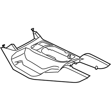 Ford DJ5Z-78045A76-AA Panel Assembly - Console