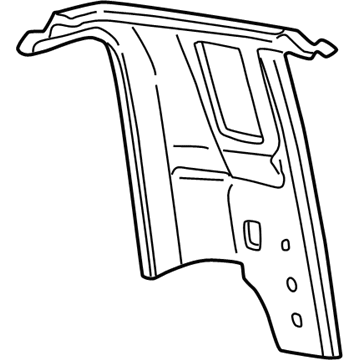 Ford F65Z1840477A Panel - Back