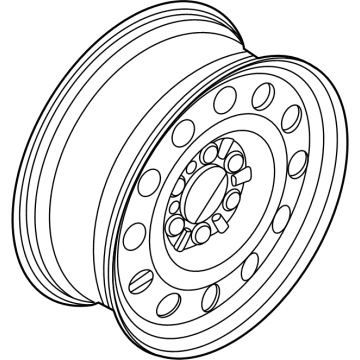 Ford 2L7Z-1015-BA Wheel Assembly